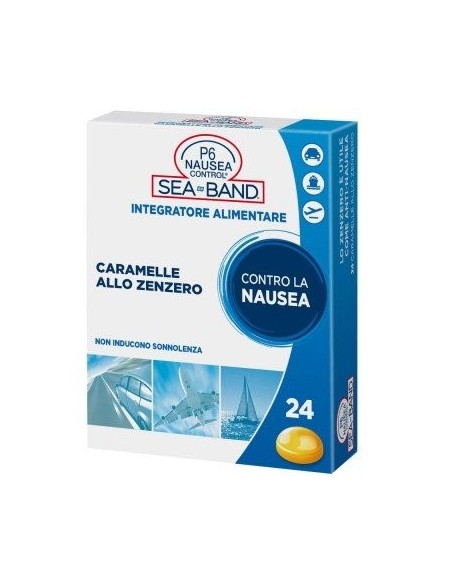 Nausea Control SeaBand Caramelle Zenzero